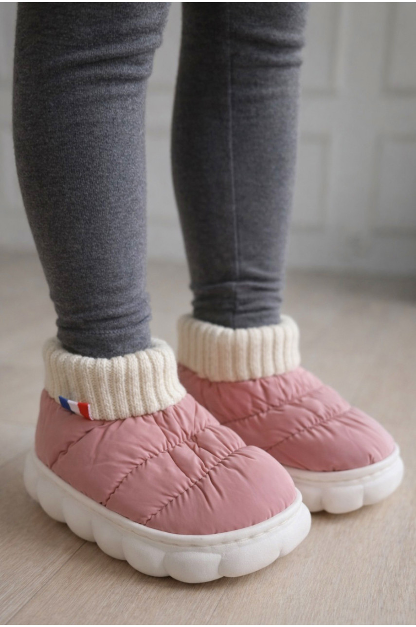 Тапочки домашние детские сиреневого цвета JH2311 209941