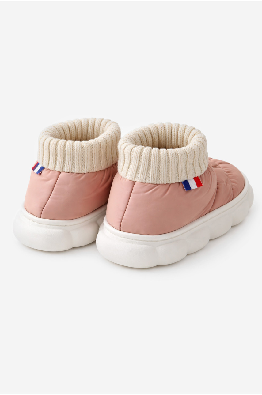 Тапочки домашние детские пудрового цвета JH2311 209943