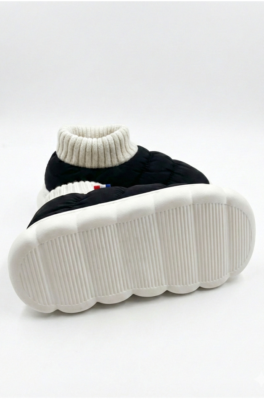 Тапочки домашние детские черного цвета JH2311 209948 Тапочки домашние детские черного цвета JH2311 209948