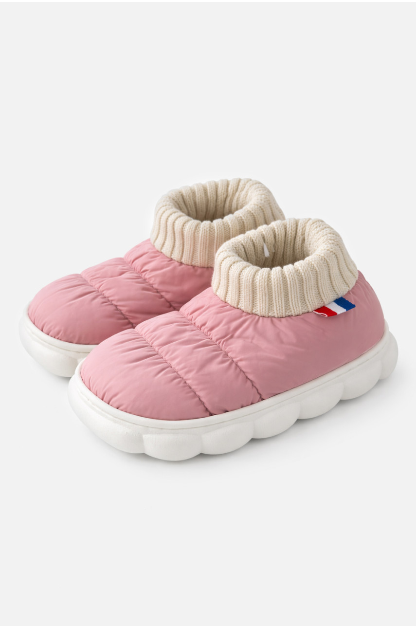 Тапочки домашние детские сиреневого цвета JH2313 209958