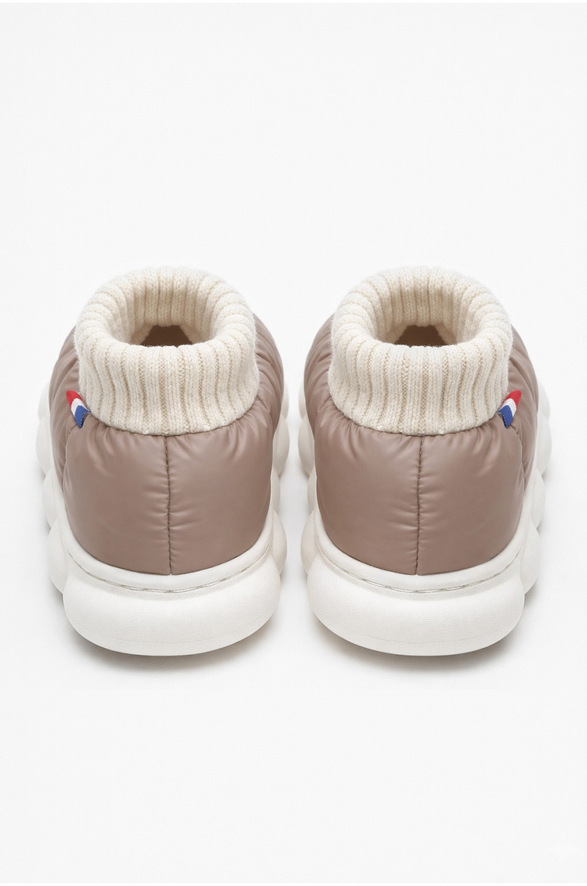 Тапочки домашние детские светло-коричневого цвета JH2312 209962