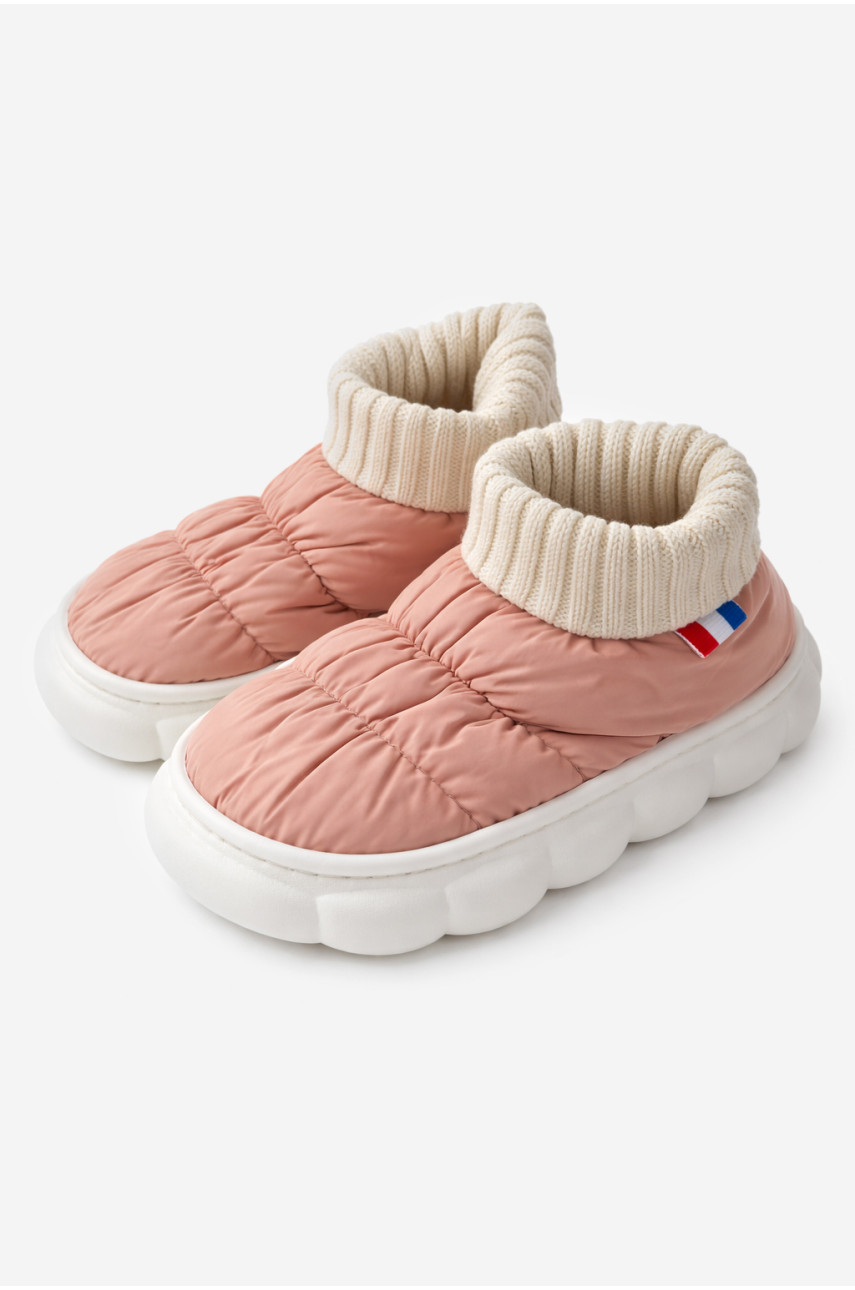 Тапочки домашние детские пудрового цвета JH2312 209963