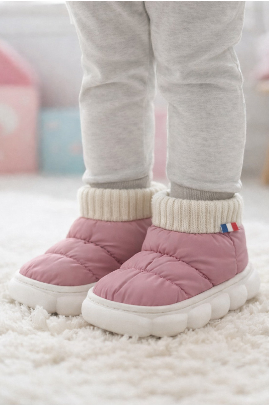 Тапочки домашние детские сиреневого цвета JH2312 209964