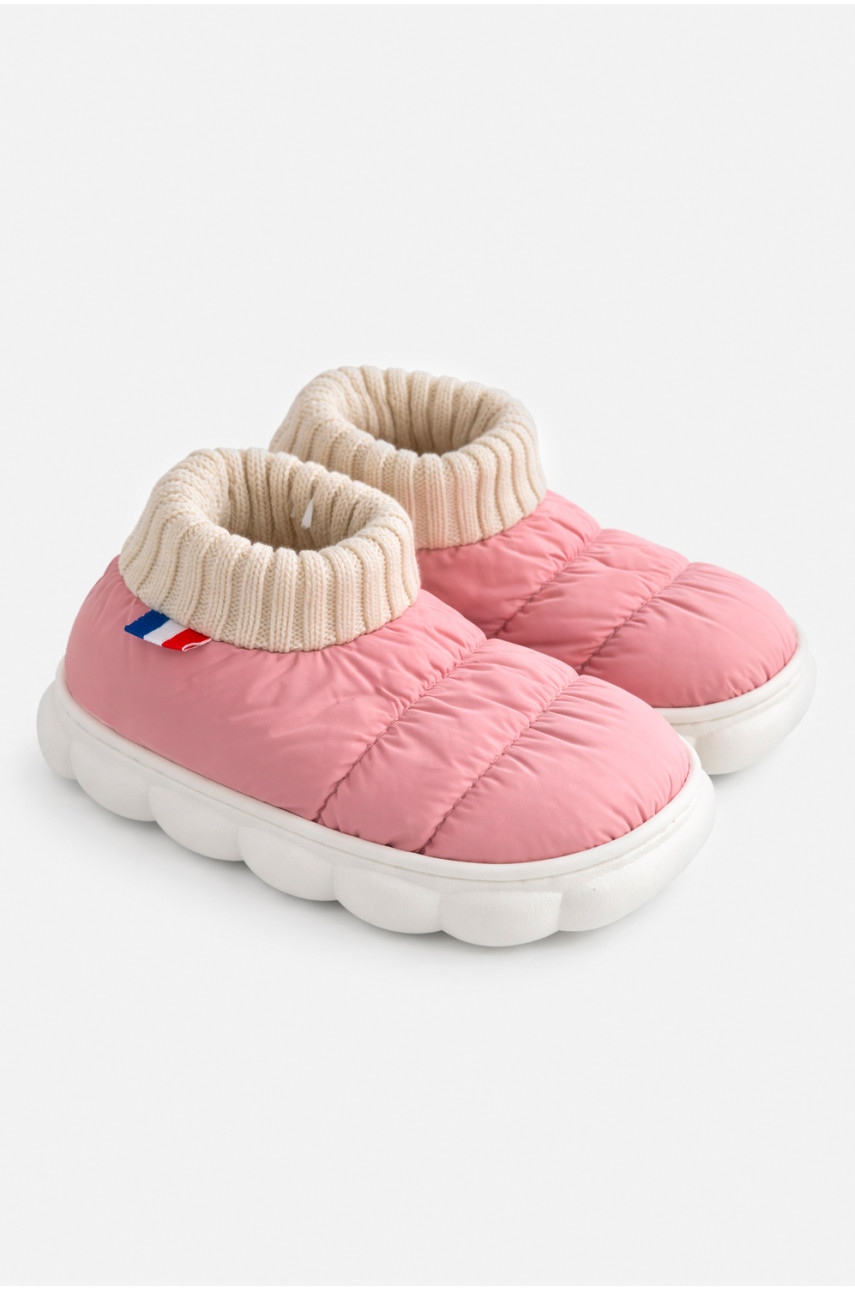 Тапочки домашние детские сиреневого цвета JH2312 209964