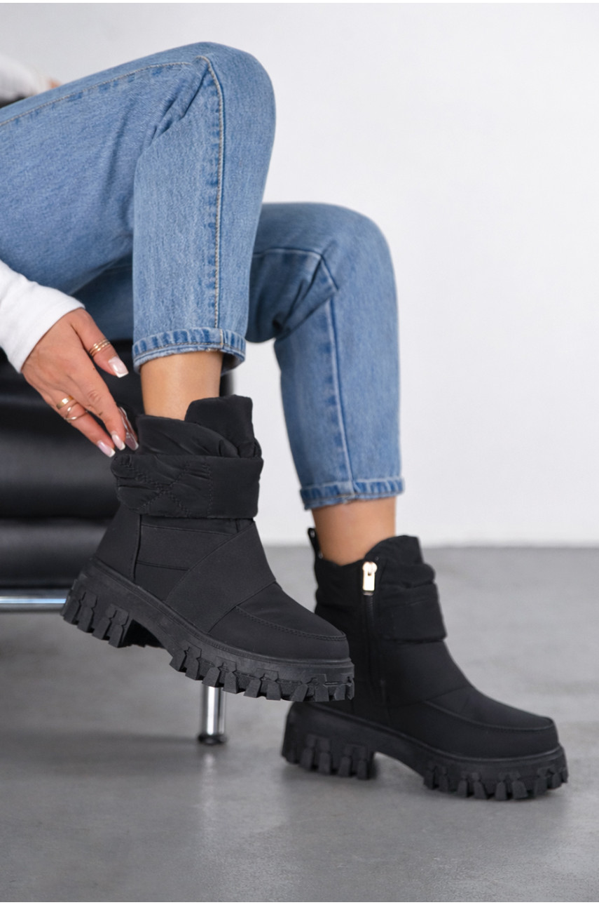 Ботинки женские зимние черного цвета B818-1 209965