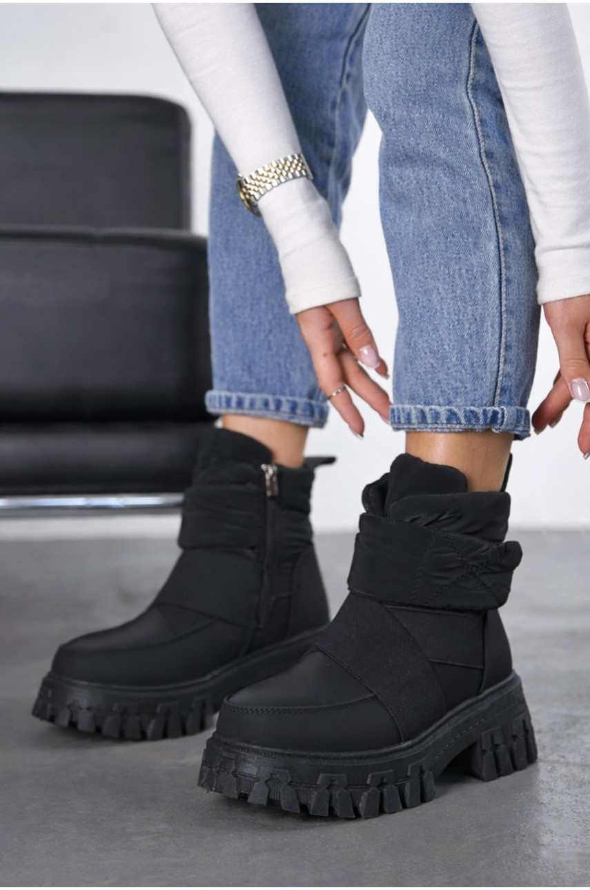 Ботинки женские зимние черного цвета B818-1 209965