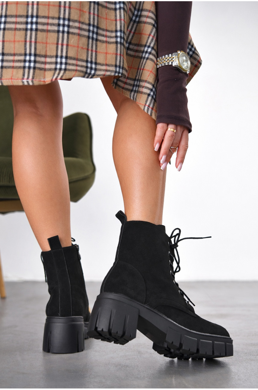 Ботинки женские демисезонные черного цвета M27-2 209970