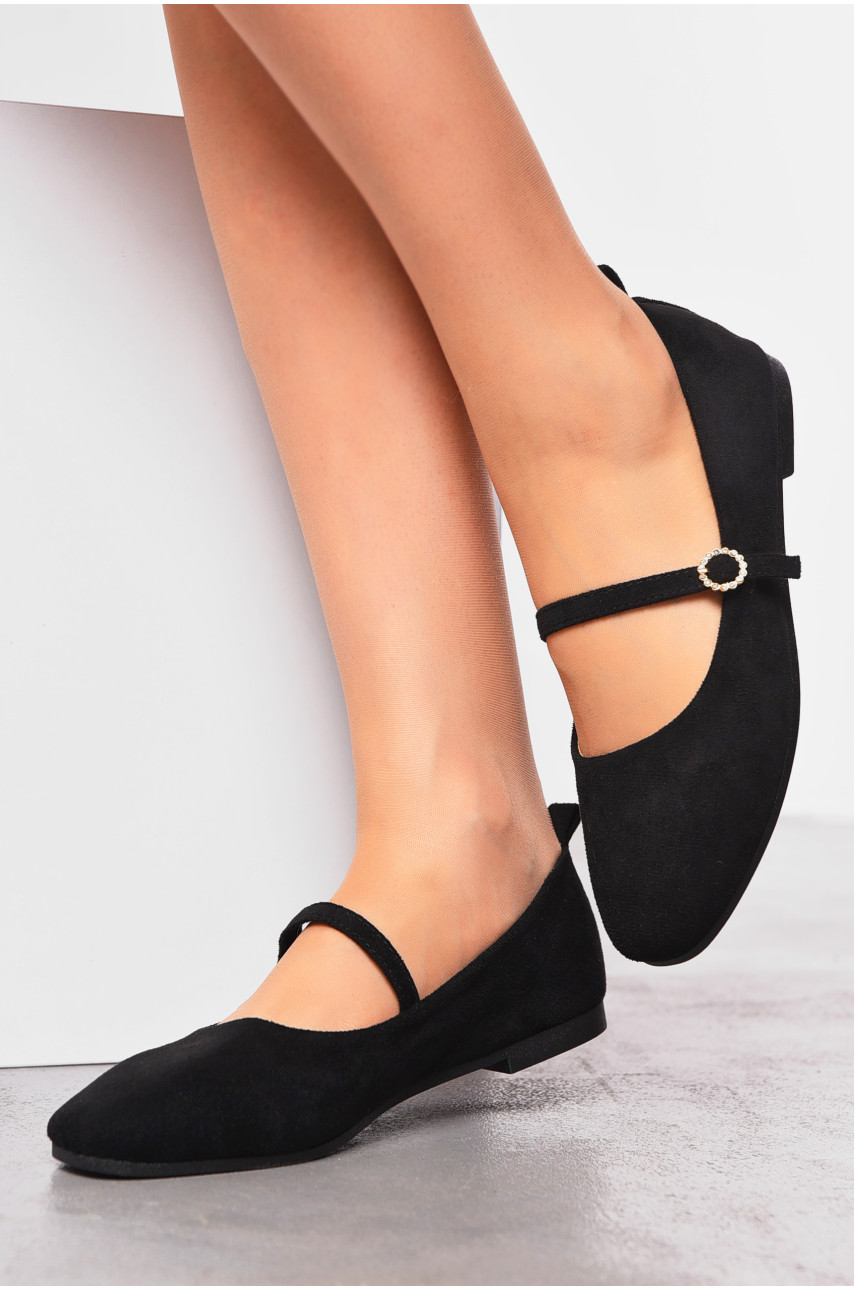 Балетки женские черного цвета Уценка 3206-4 209976