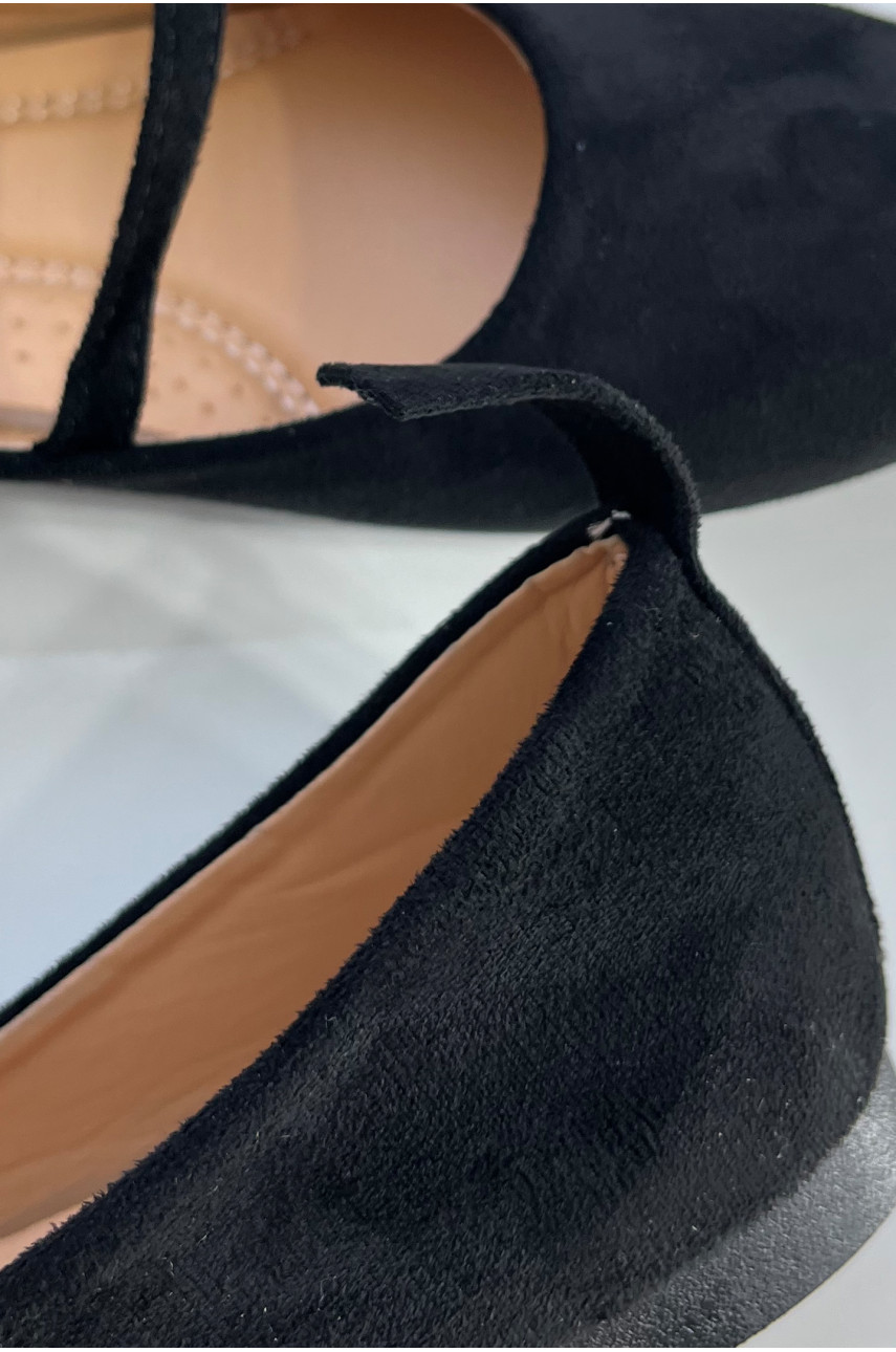 Балетки женские черного цвета Уценка 3206-4 209976