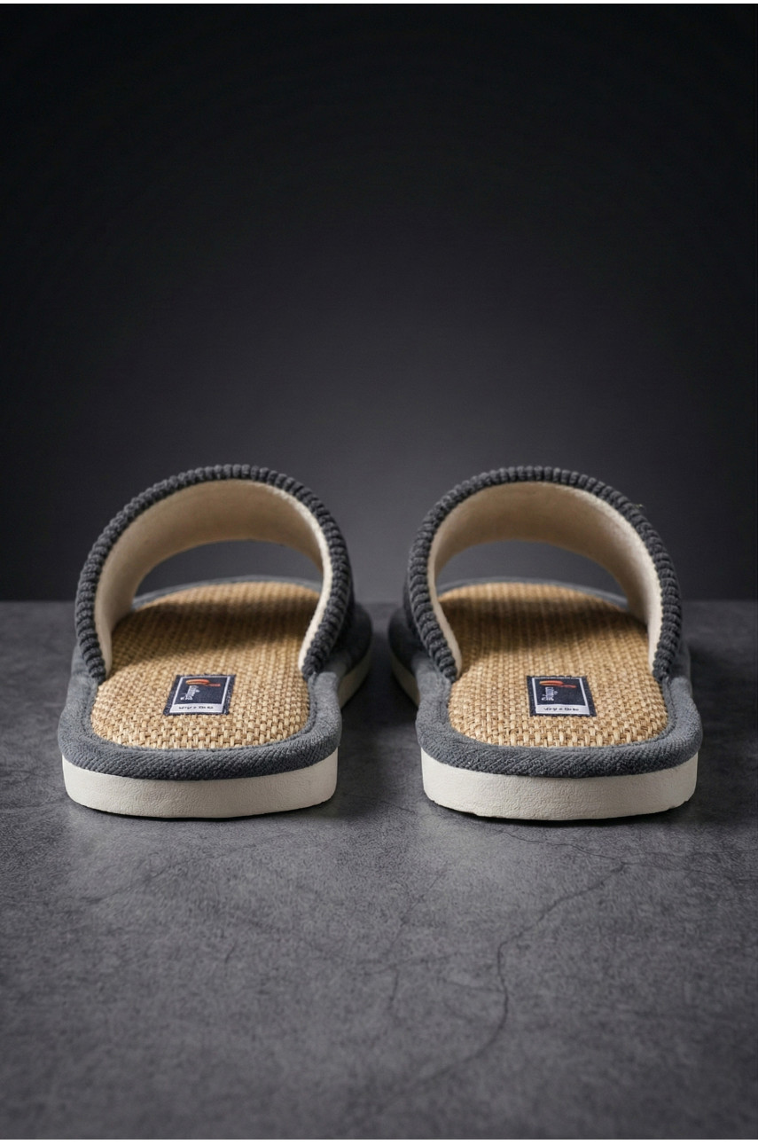 Тапочки комнатные мужские серого цвета 8212 209982