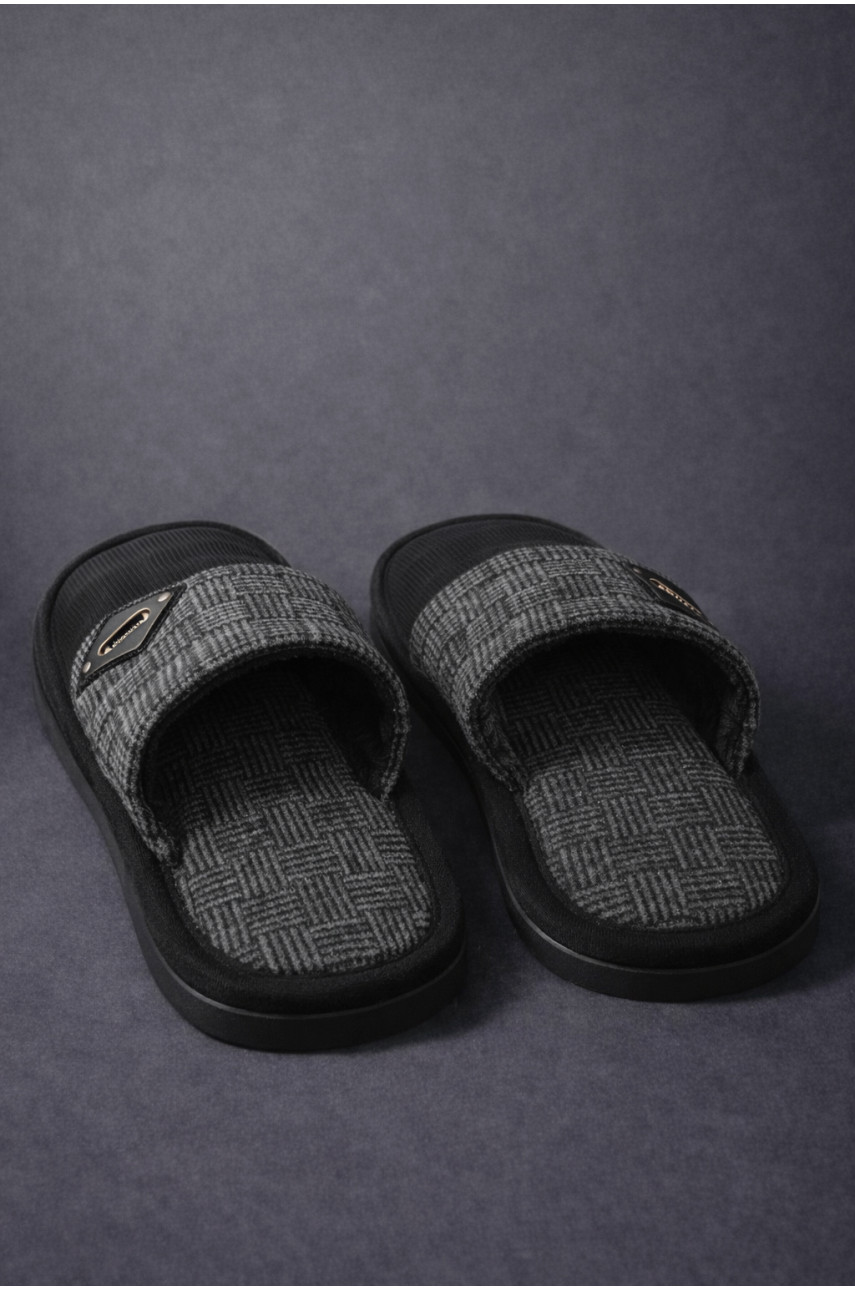 Тапочки комнатные мужские черного цвета D369 209984