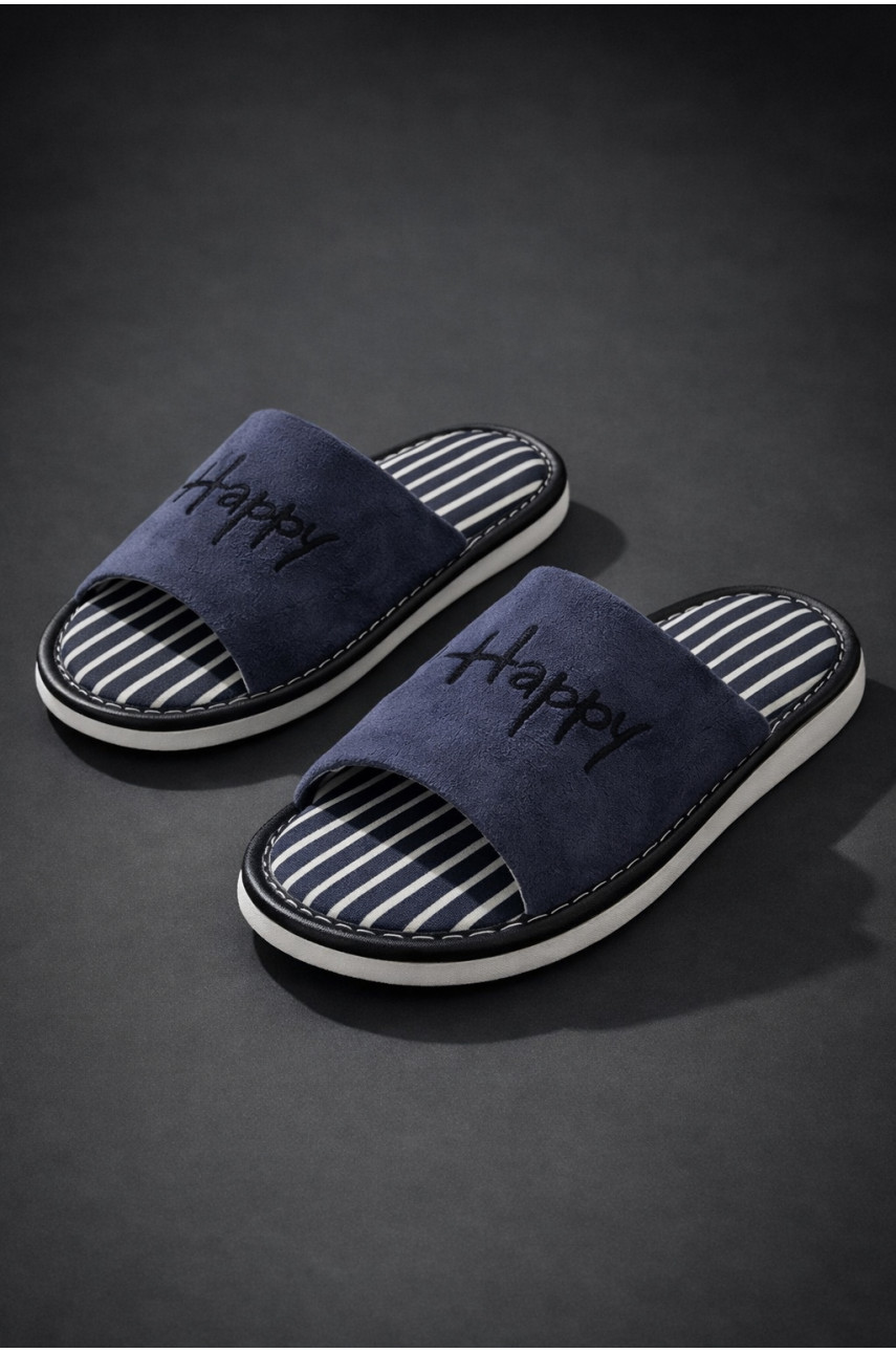 Тапочки комнатные мужские серого цвета Н57 209988