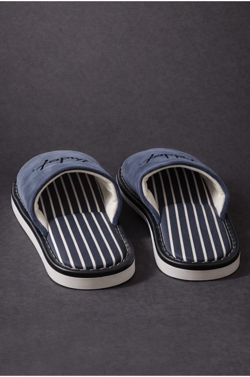 Тапочки комнатные мужские серого цвета Н57 209988