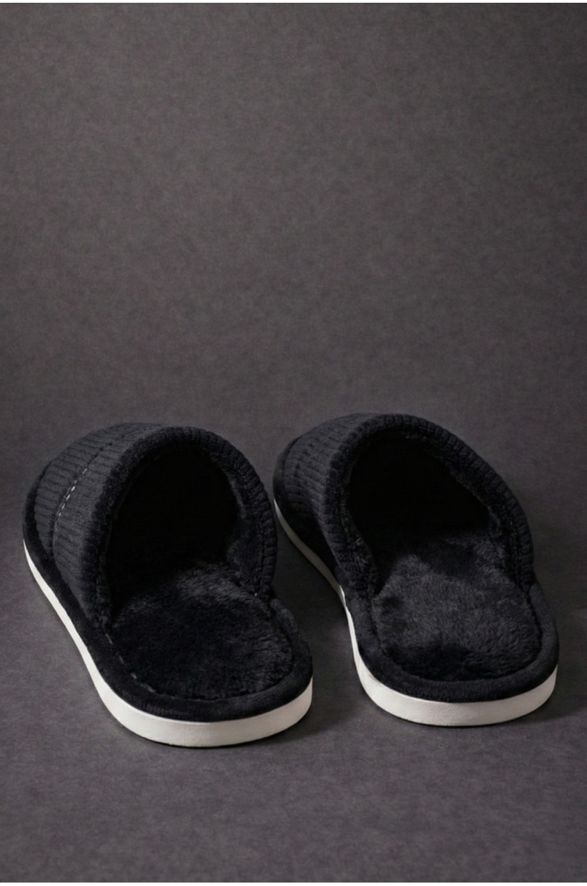 Тапочки комнатные мужские чёрного цвета D387 209989