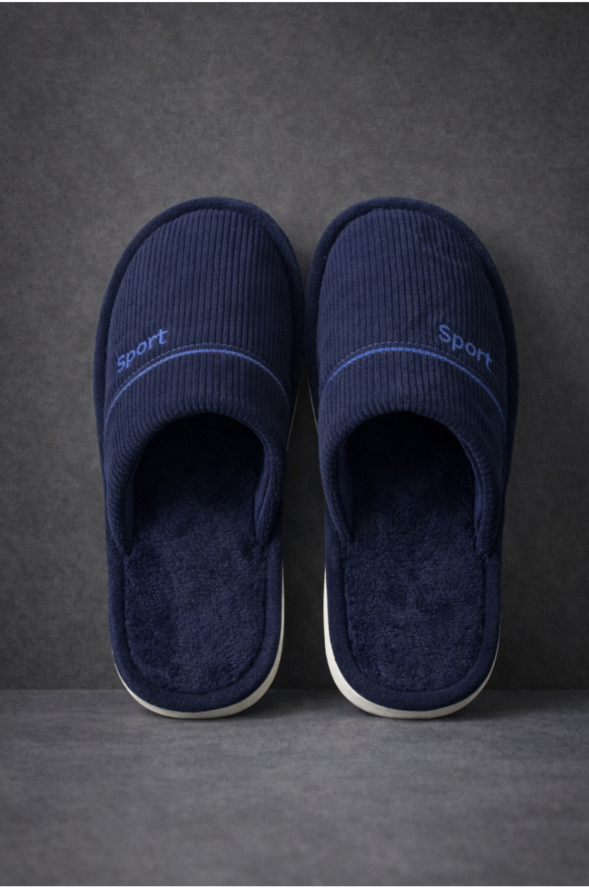 Тапочки комнатные мужские синего цвета D387 209990