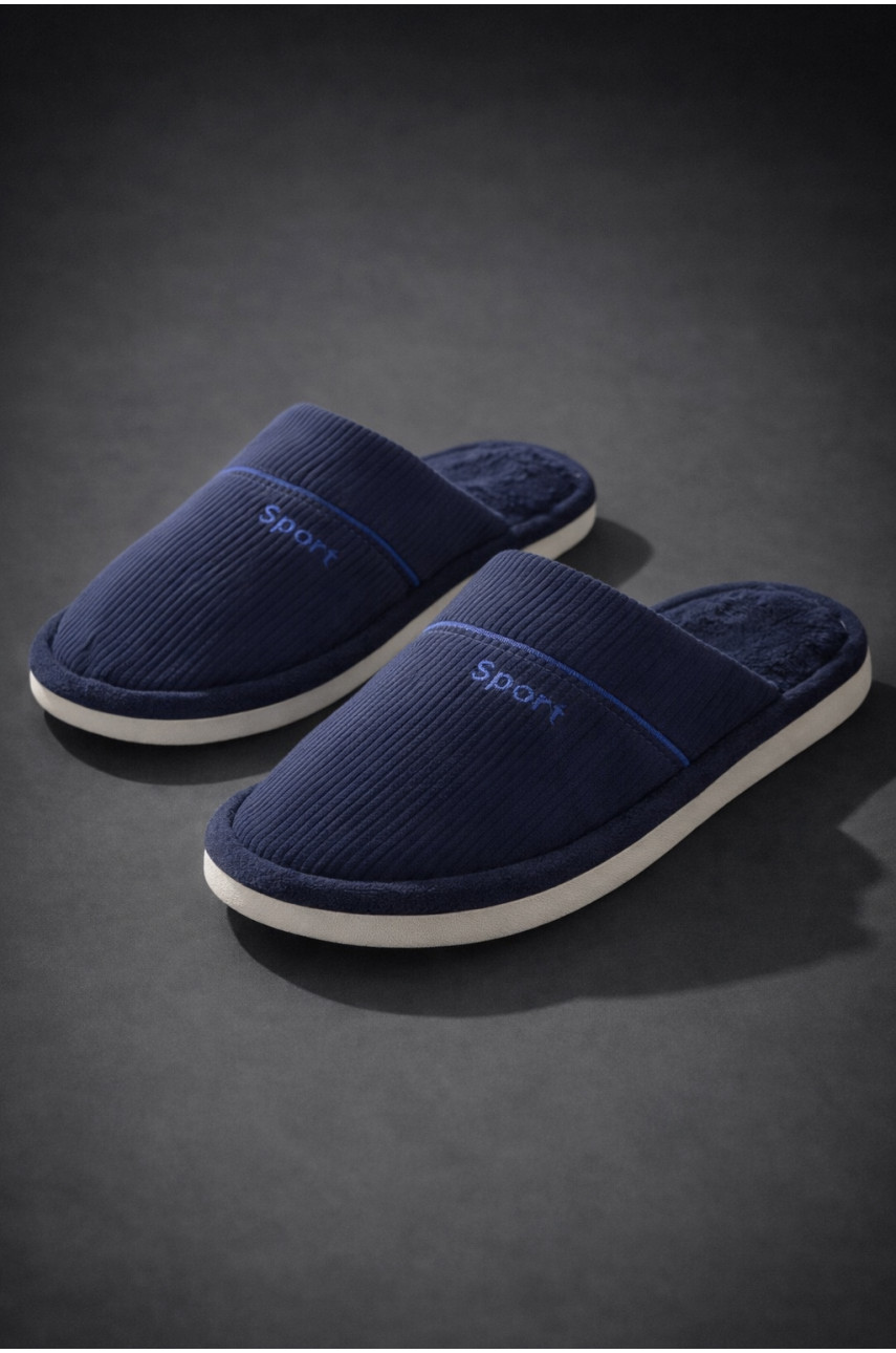 Тапочки комнатные мужские синего цвета D387 209990