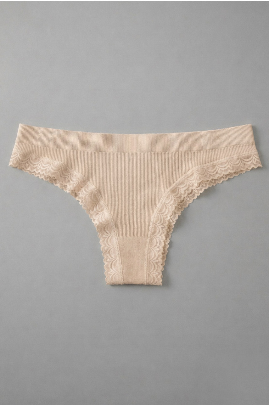 Трусы женские бежевого цвета 156 210010