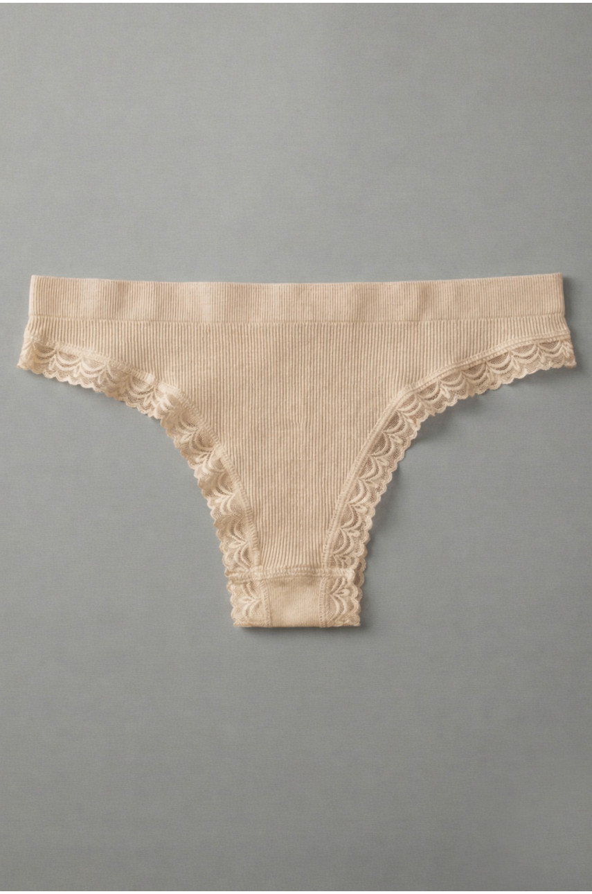Трусы женские бежевого цвета 156 210010