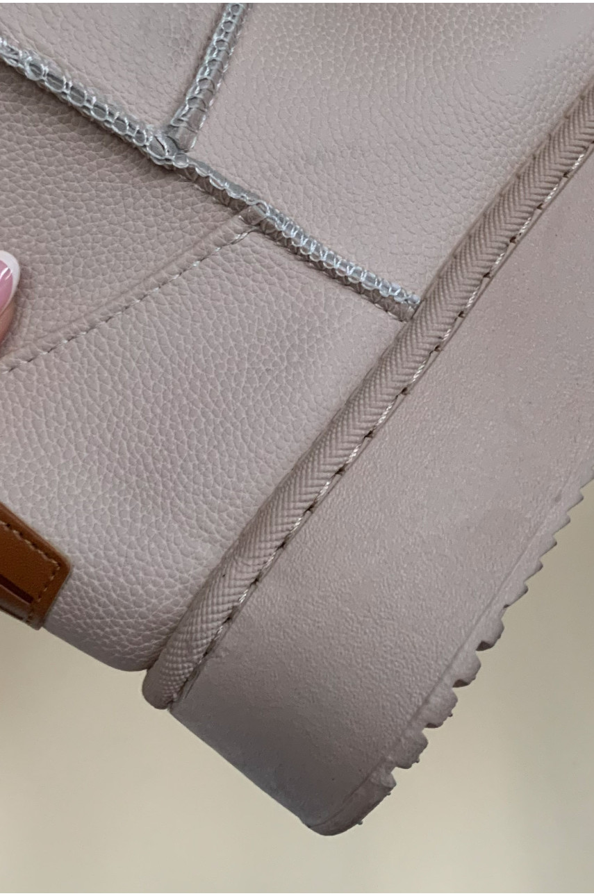 Угги женские на меху бежевого цвета Уценка А85-5 210016 Угги женские на меху бежевого цвета Уценка А85-5 210016