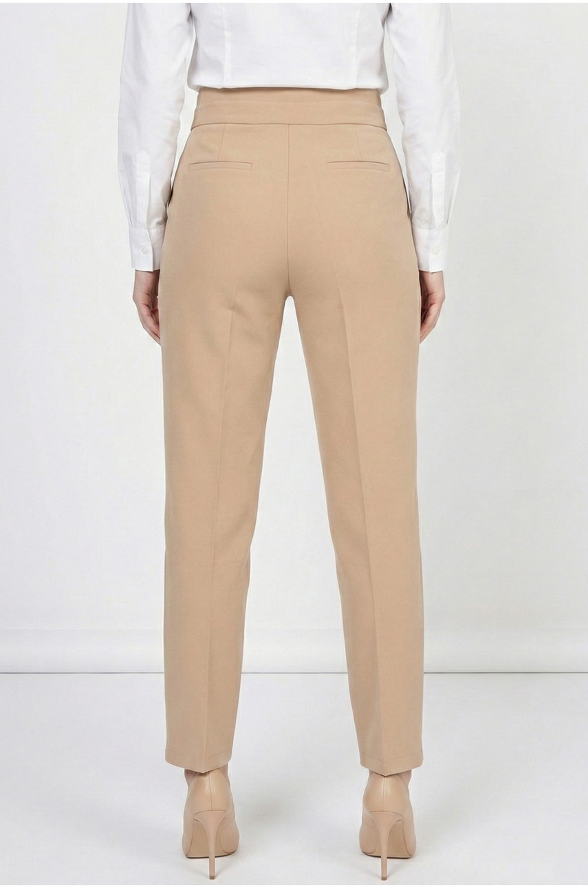 Брюки женские однотонные бежевого цвета 0082 210030