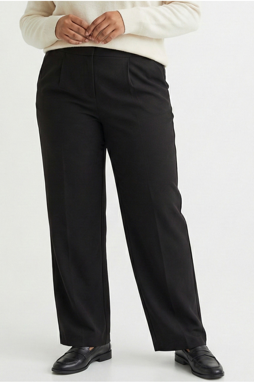 Брюки женские однотонные черного цвета 0135 210037
