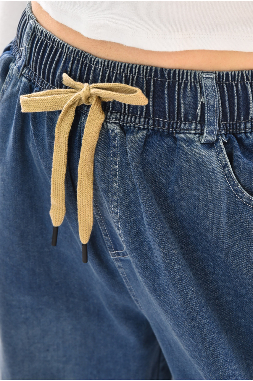 Джинсы женские однотонные синего цвета А4120-5 210067