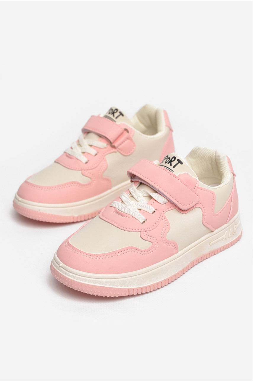 Кроссовки детские розового цвета 533-018 210073