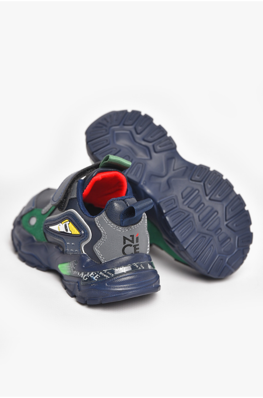 Кроссовки детские темно-синего цвета Н5727-1 210075