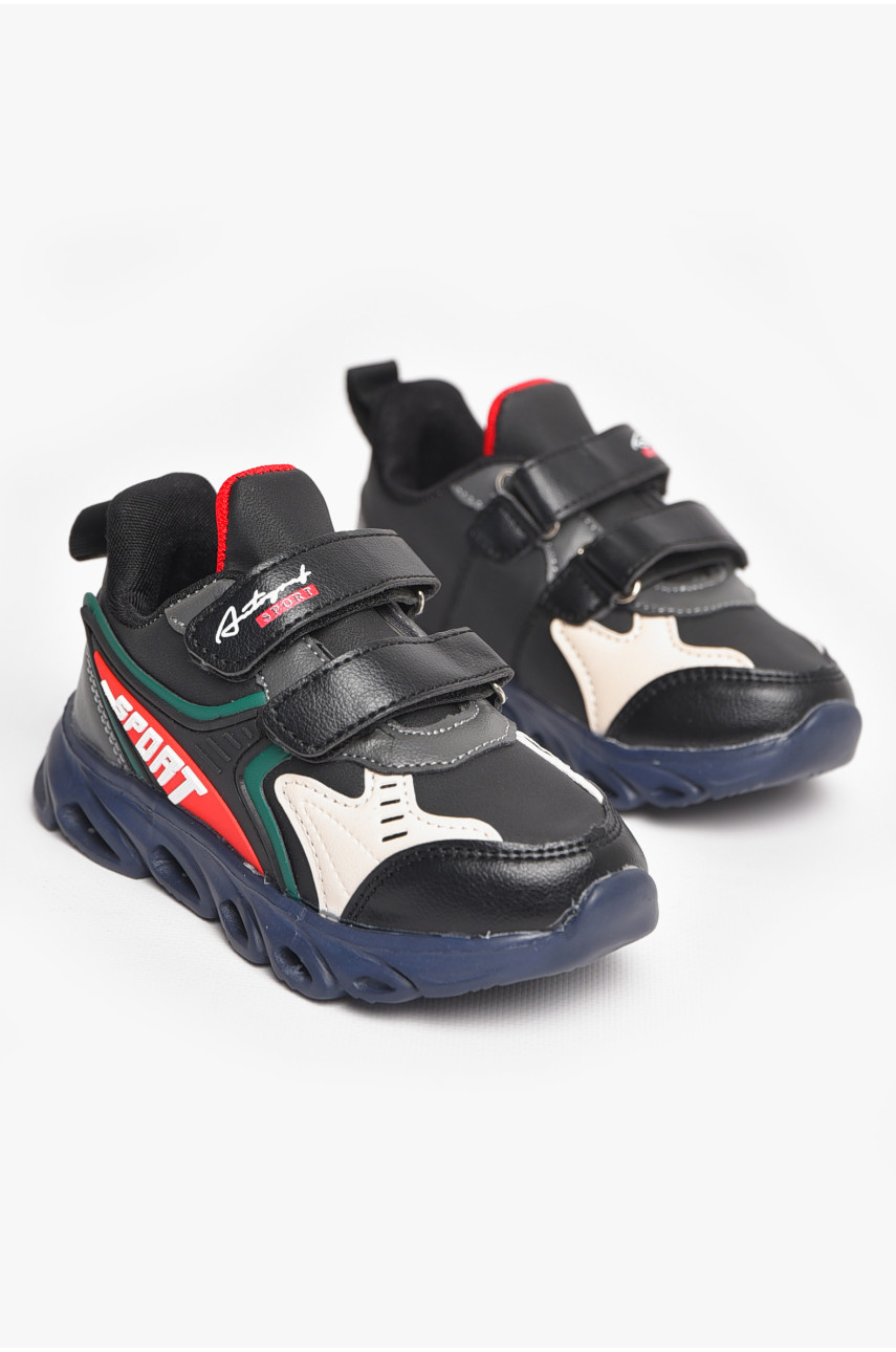 Кроссовки детские черного цвета Н5773-1 210076