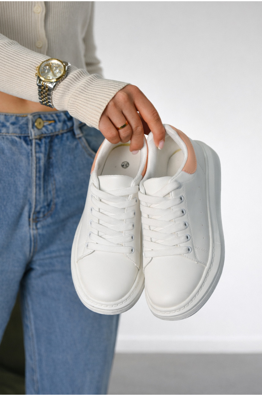 Кроссовки женские белого цвета Y01-033G 210079