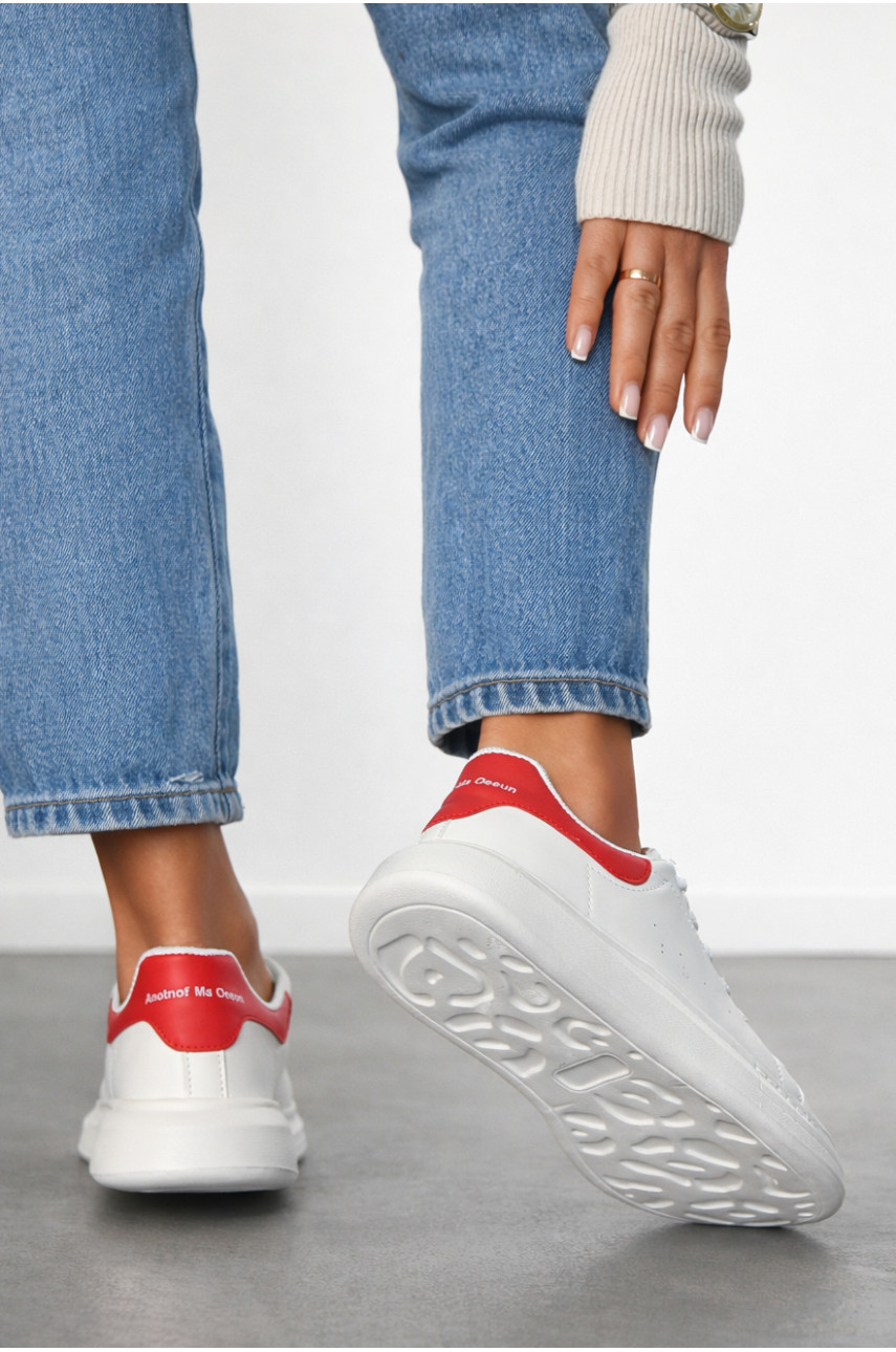 Кроссовки женские белого цвета Уценка Y01-033 210088