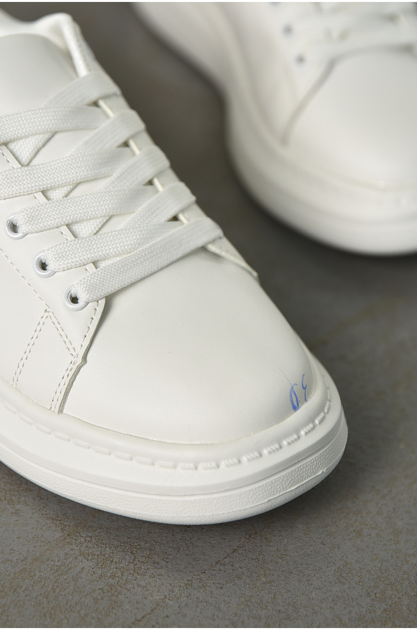 Кроссовки женские белого цвета Уценка Y01-033 210088