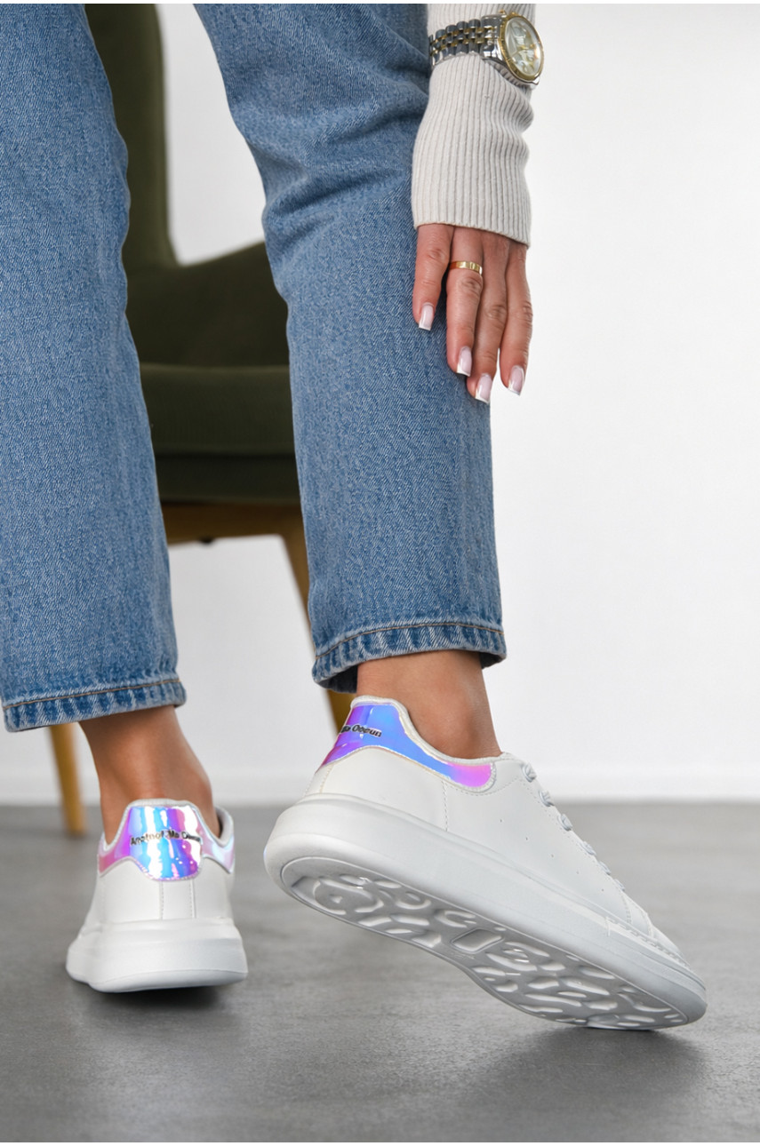 Кроссовки женские белого цвета Уценка Y01-033 210089