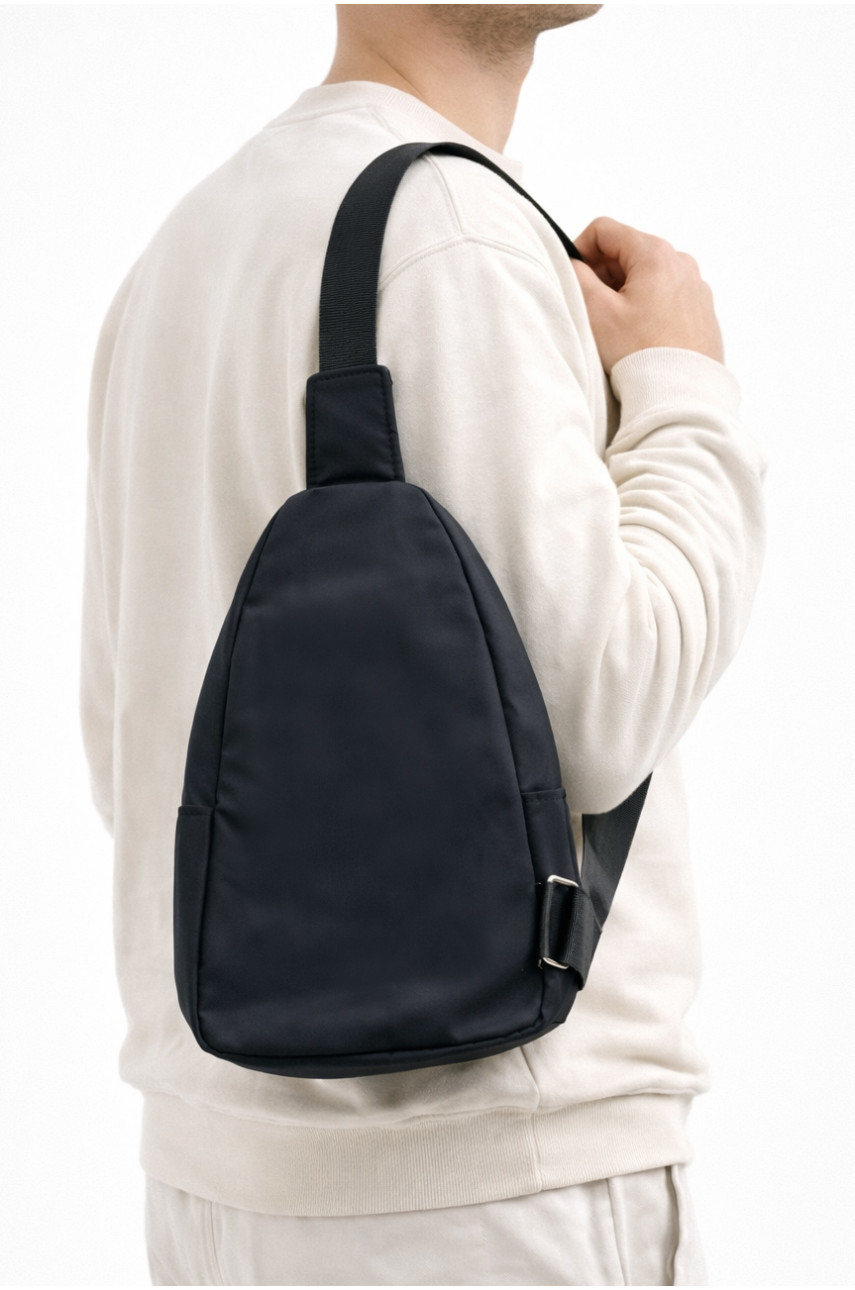 Сумка мужская через плечо текстиль черного цвета 5157 210091