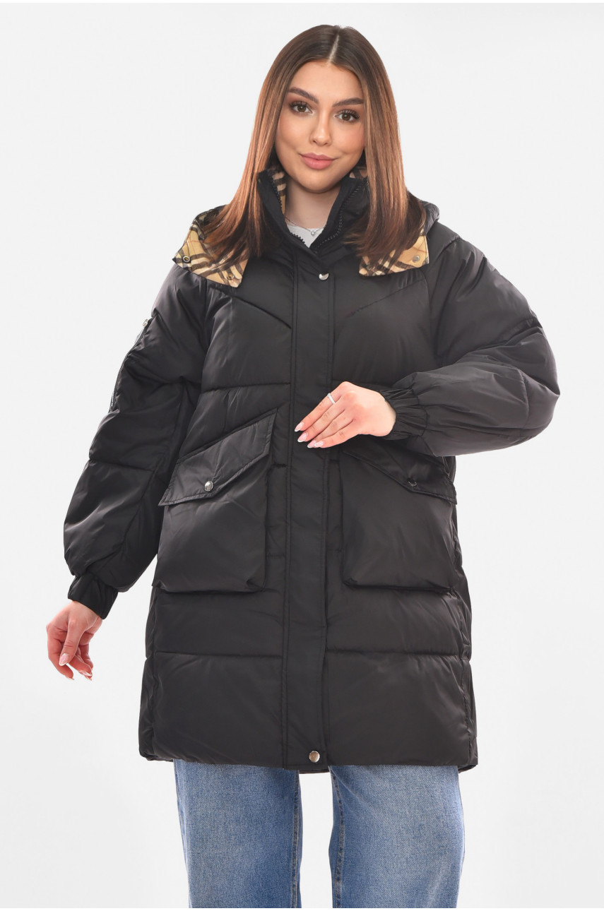 Куртка женская демисезонная черного цвета 2662-2017 210094