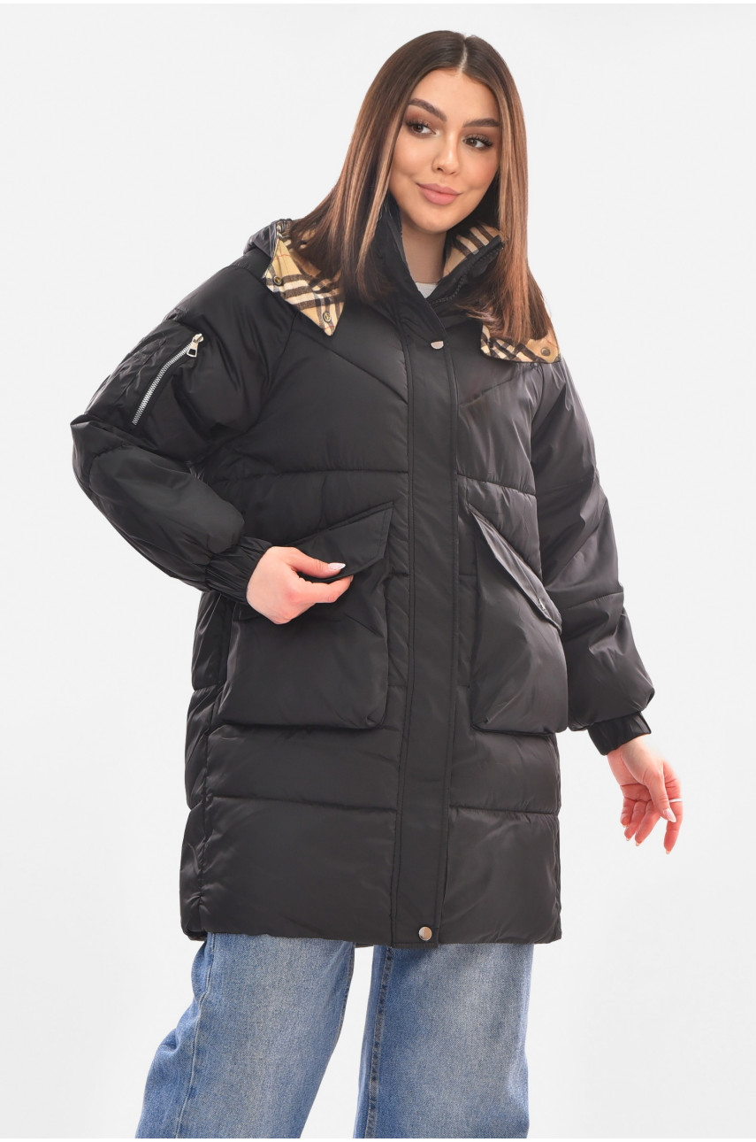 Куртка женская демисезонная черного цвета 2662-2017 210094