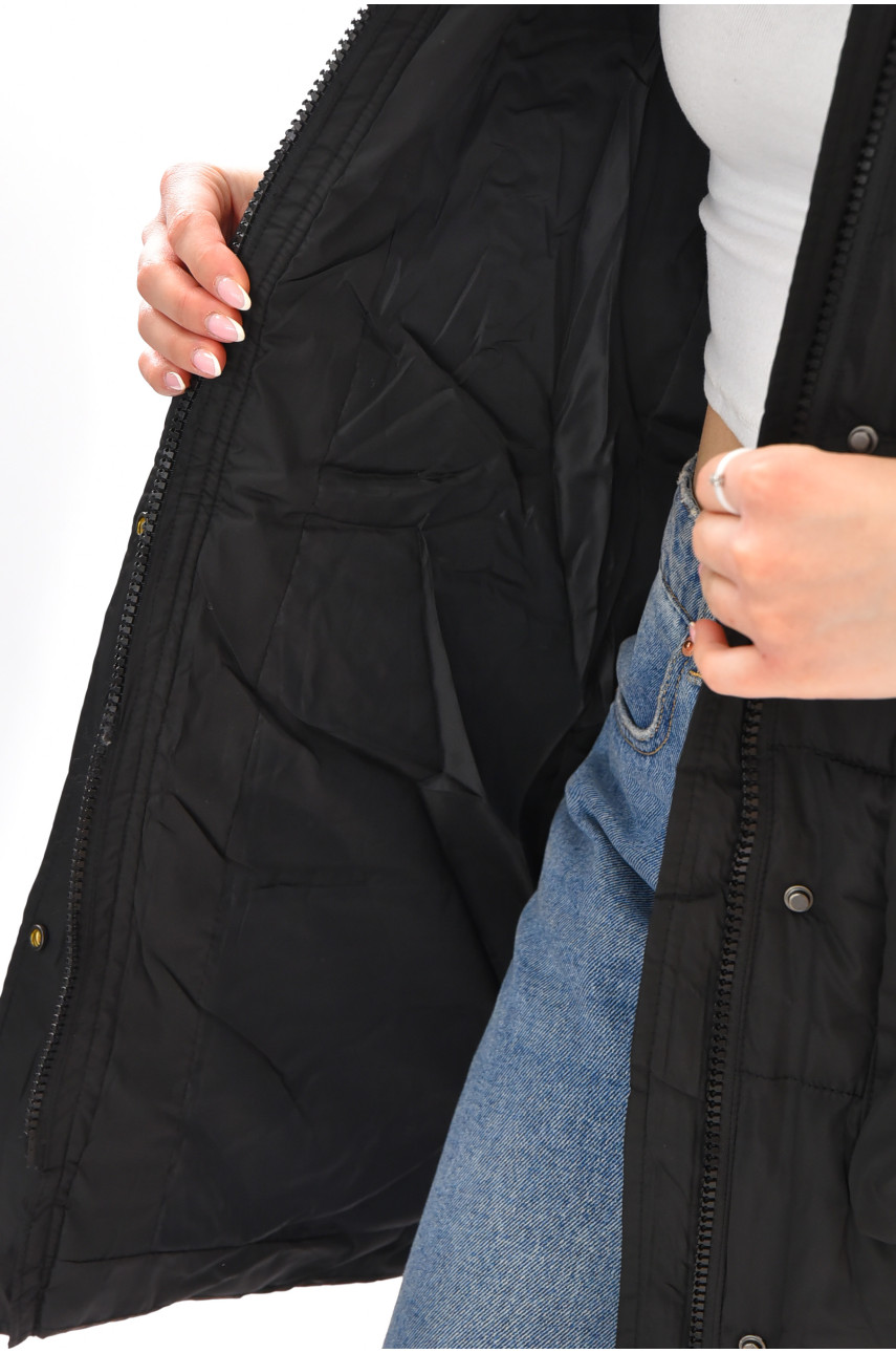 Куртка женская демисезонная черного цвета 2662-2017 210094