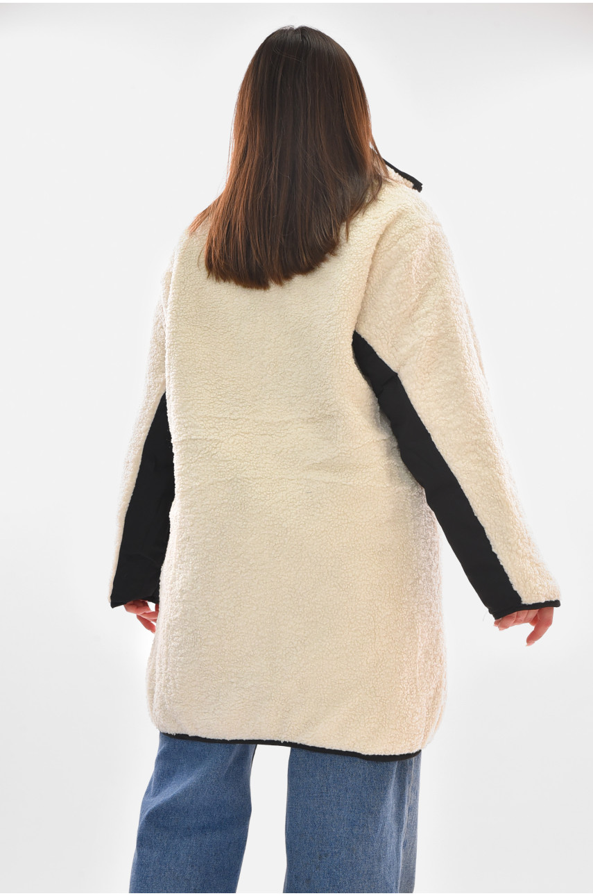 Куртка женская демисезонная двухсторонняя черного цвета 181 210098