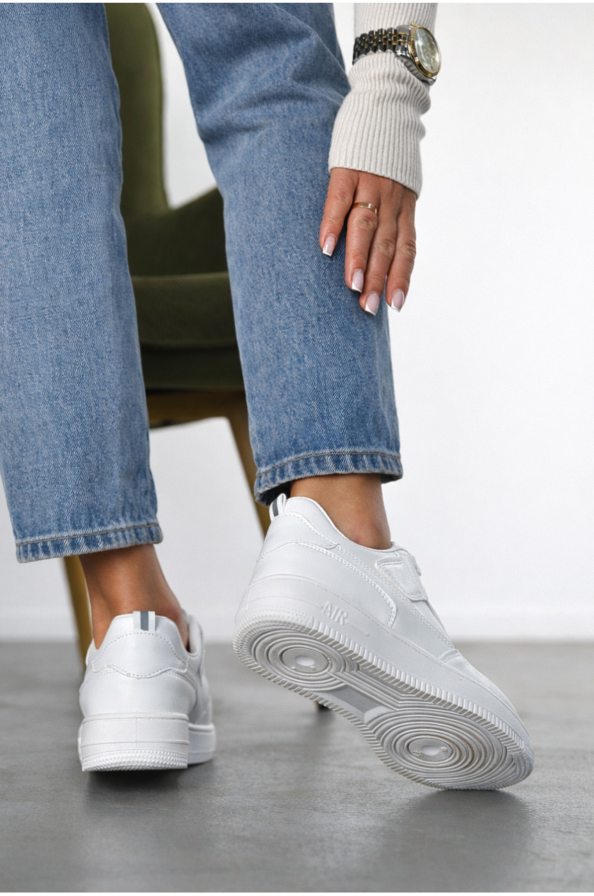 Кроссовки женские белого цвета 187-1 210101