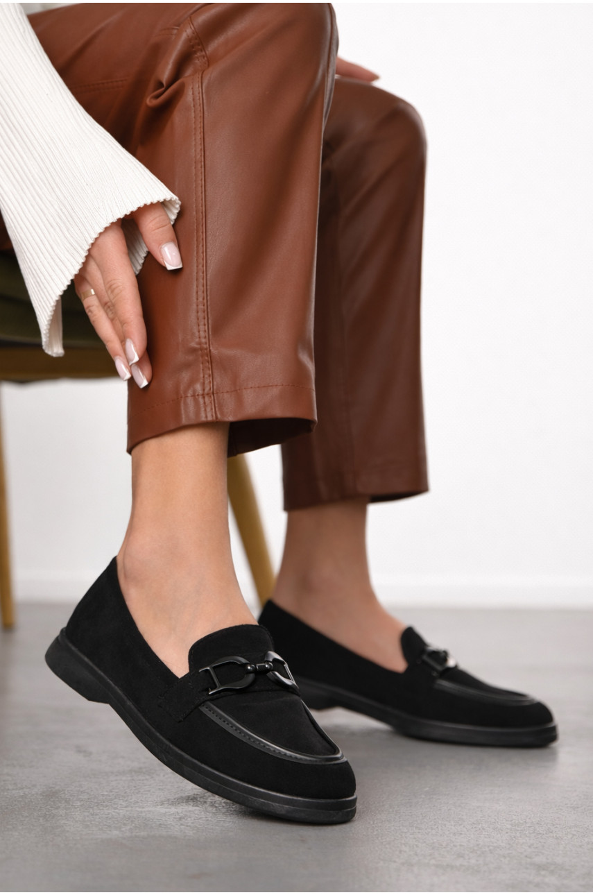 Туфли-лоферы женские черного цвета JН2110-1 210133 Туфли-лоферы женские черного цвета JН2110-1 210133
