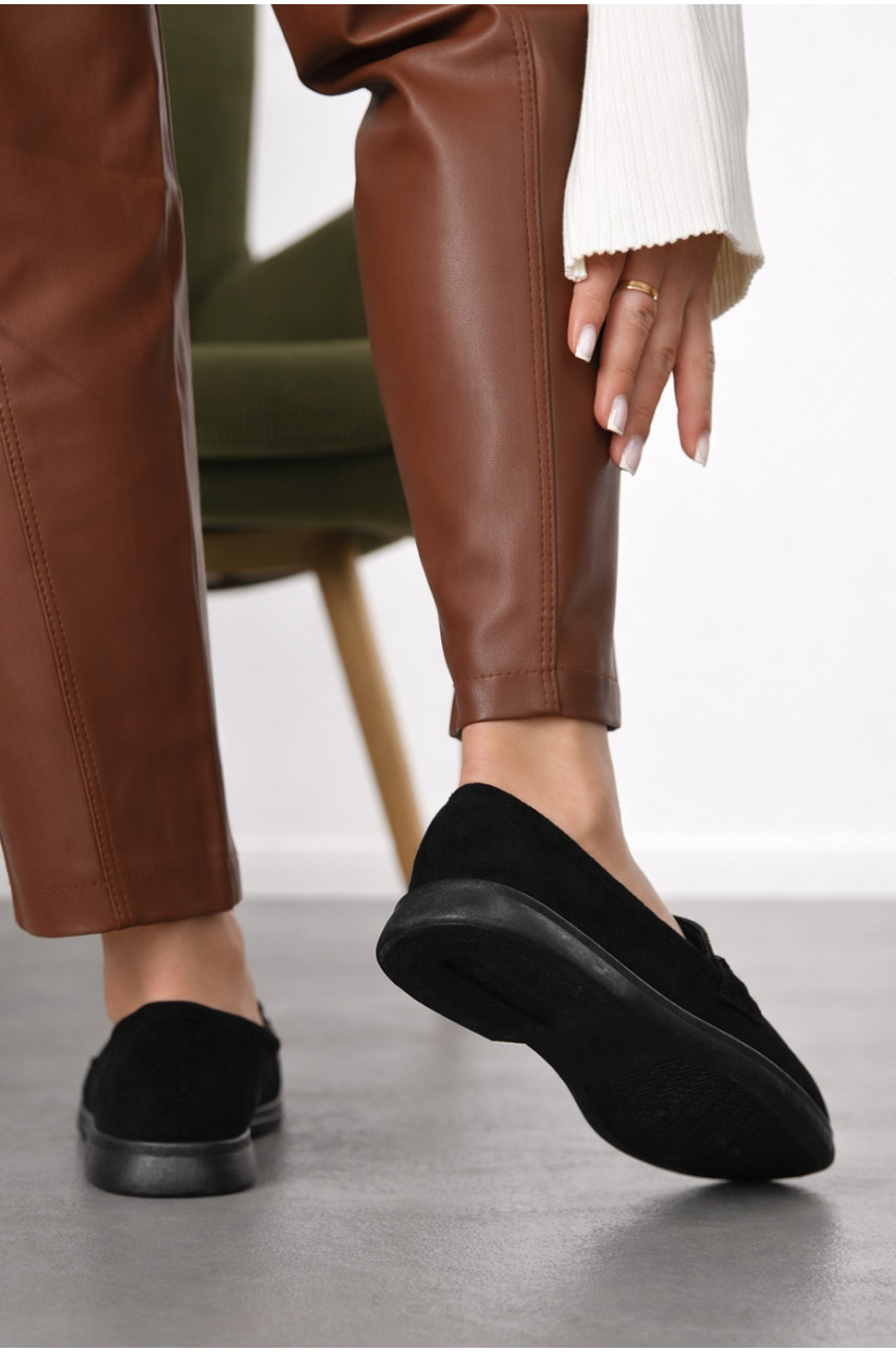 Туфли-лоферы женские черного цвета JН2110-1 210133 Туфли-лоферы женские черного цвета JН2110-1 210133