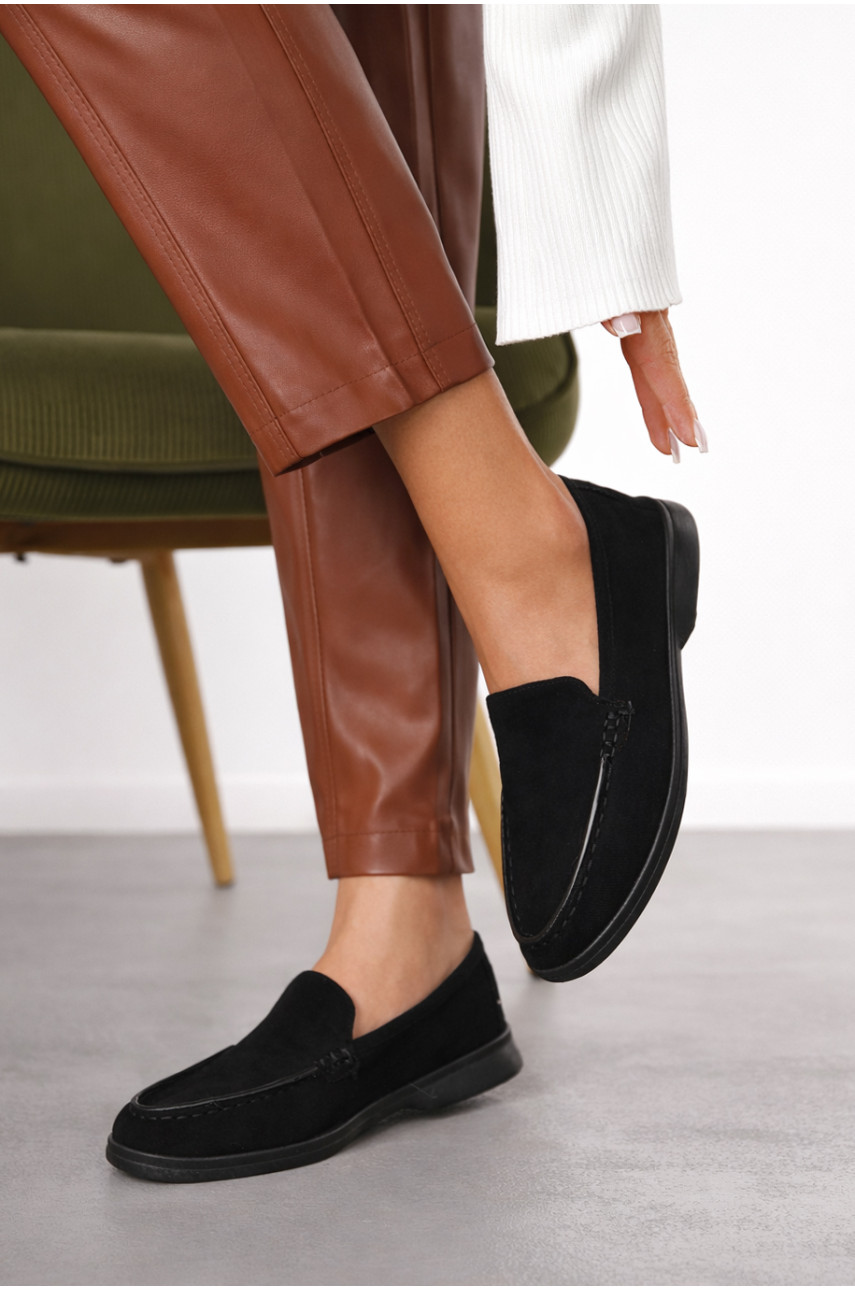 Туфли-лоферы женские черного цвета JН2103-1 210134 Туфли-лоферы женские черного цвета JН2103-1 210134