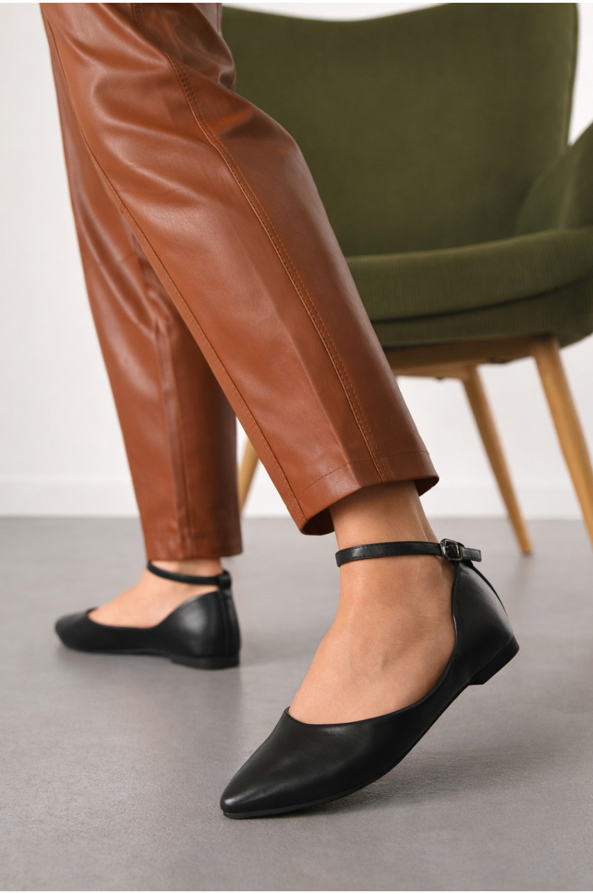 Балетки женские черного цвета W1311-2 210183