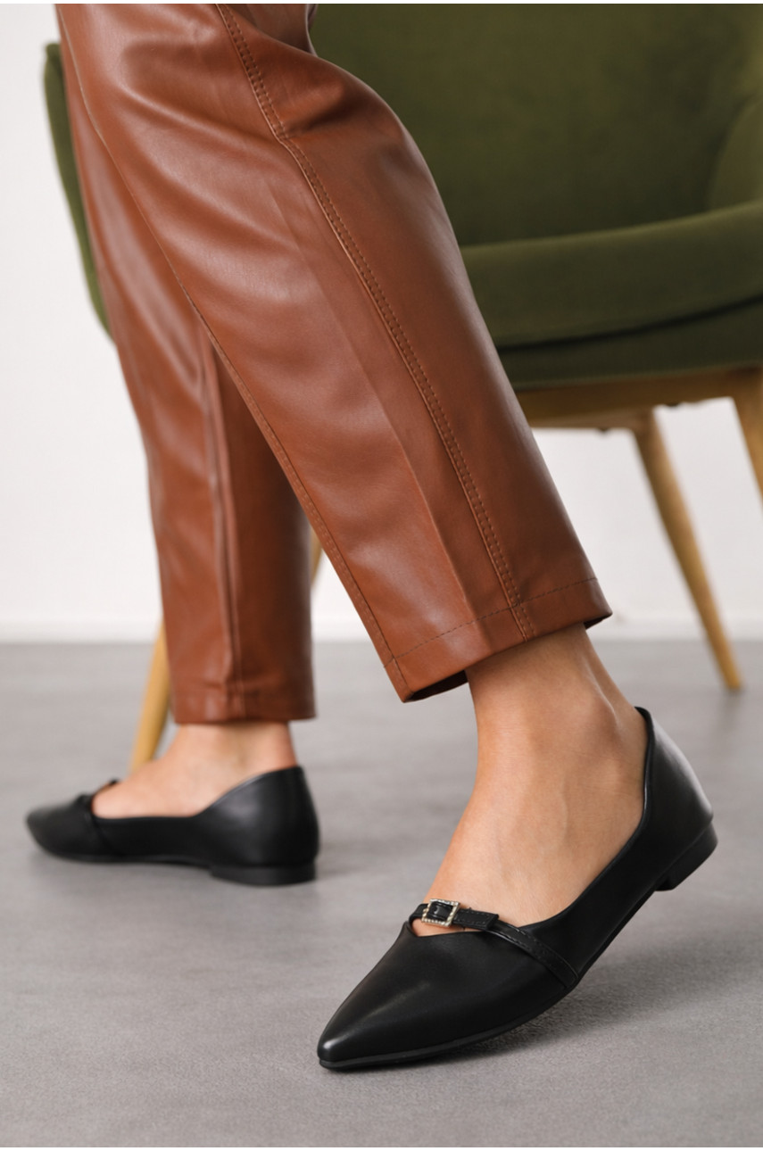 Балетки женские черного цвета W1311-8 210184