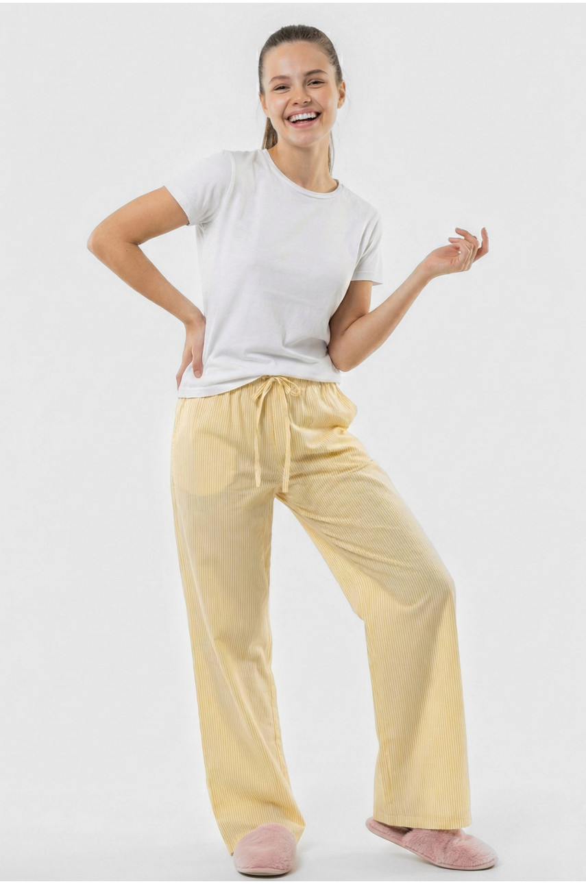 Пижама женская белого цвета 6113 210206