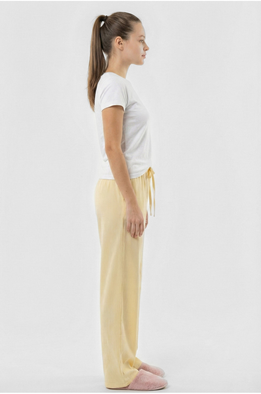 Пижама женская белого цвета 6113 210206