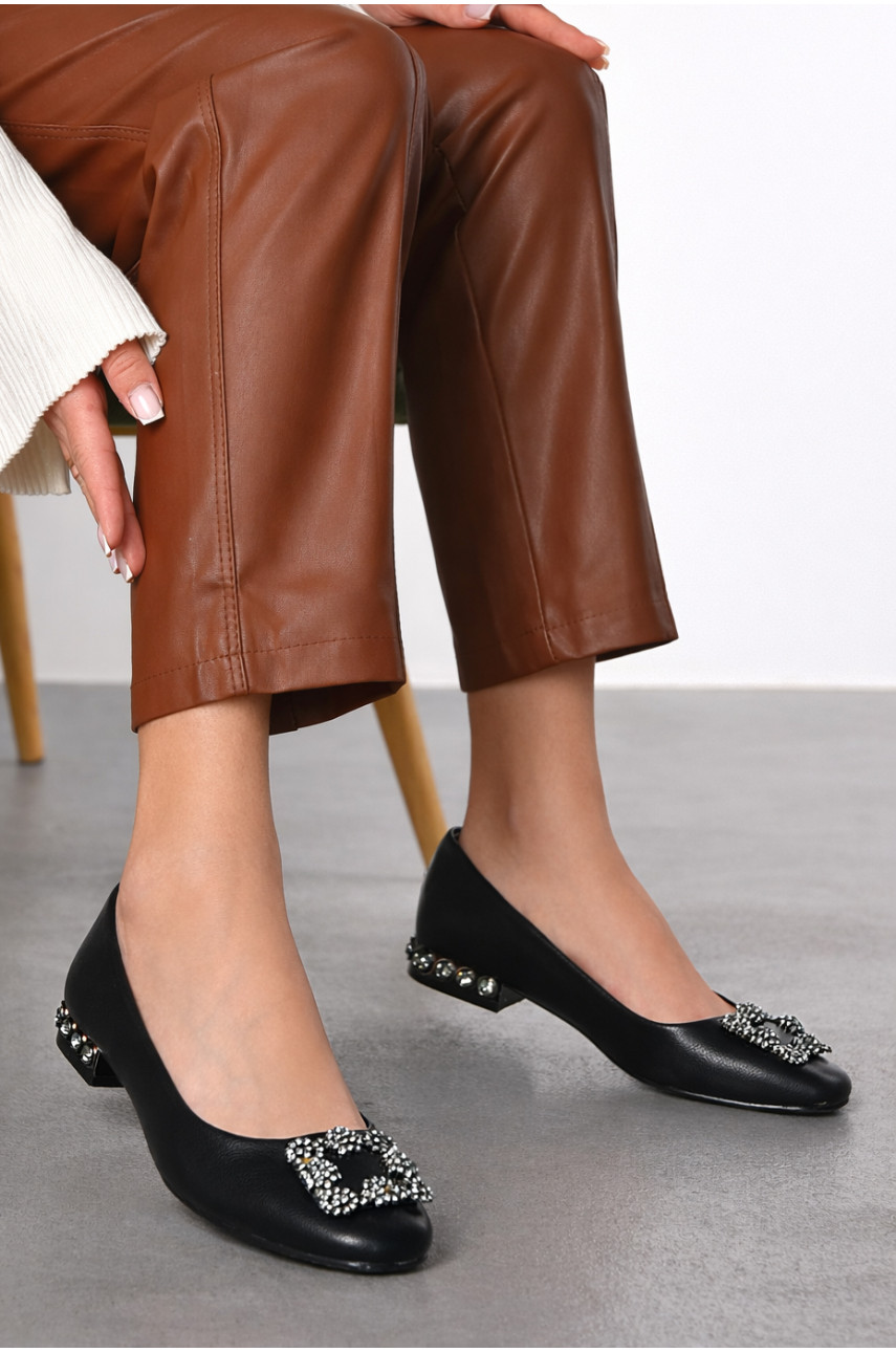 Балетки женские черного цвета 270-3 210219