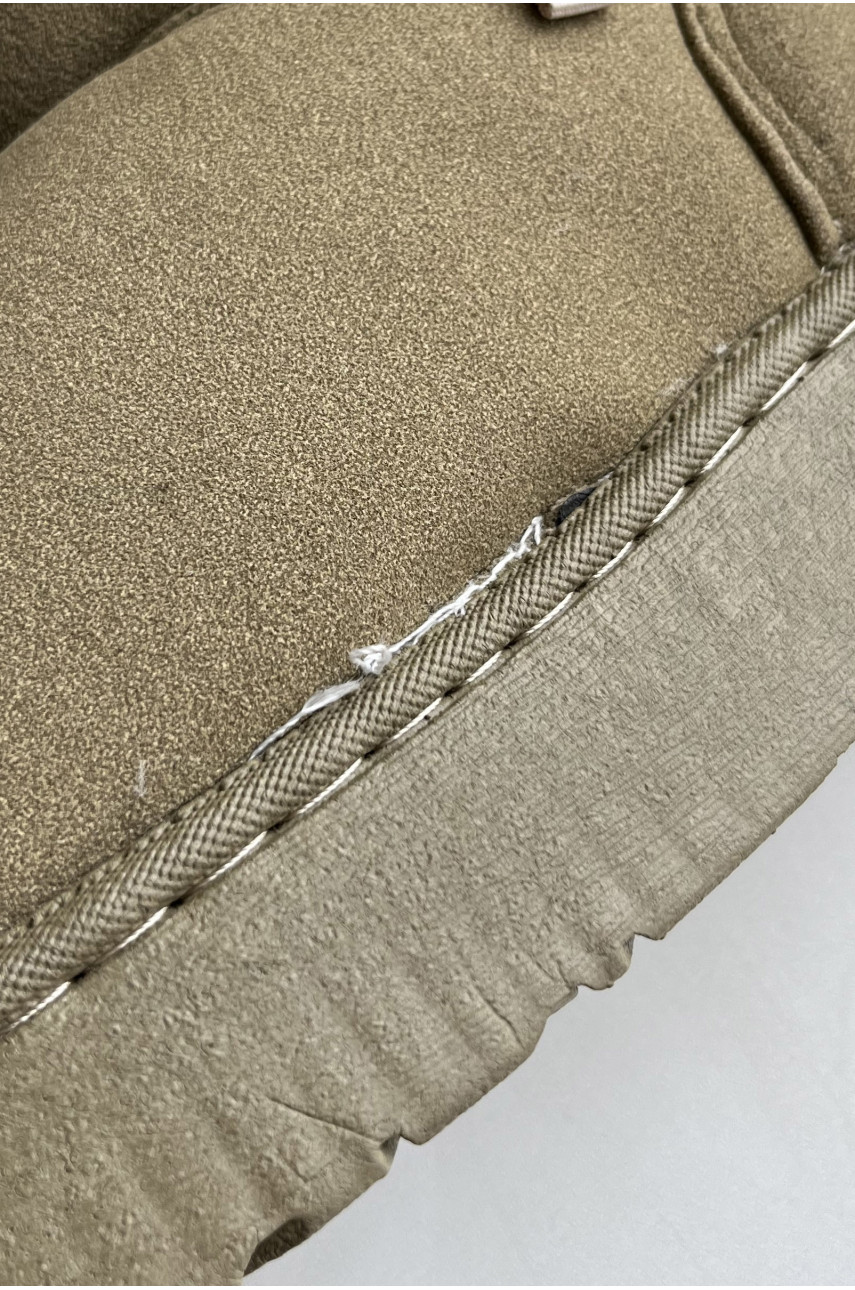 Угги женские цвета хаки искуственная замша Уценка DG18-3 210220