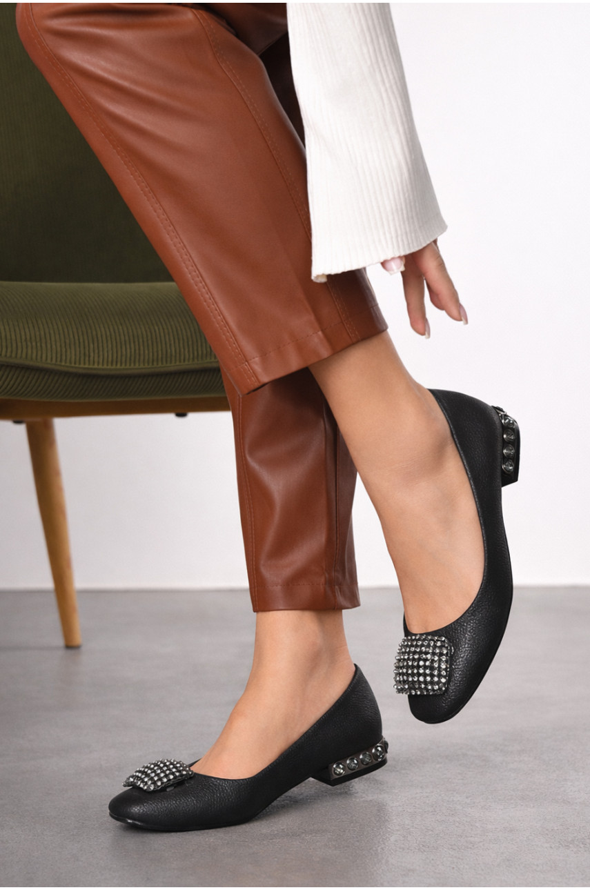 Балетки женские темно-серого цвета 270-22 210222