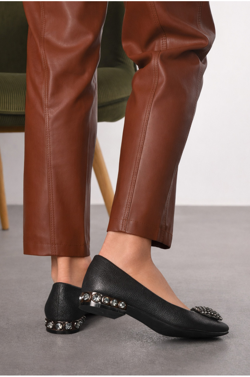 Балетки женские темно-серого цвета 270-22 210222